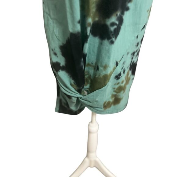 n: PHILANTHROPY Leonardo Dress Tie-Dye Martini V-Neck medium midi - Picture 10 of 13